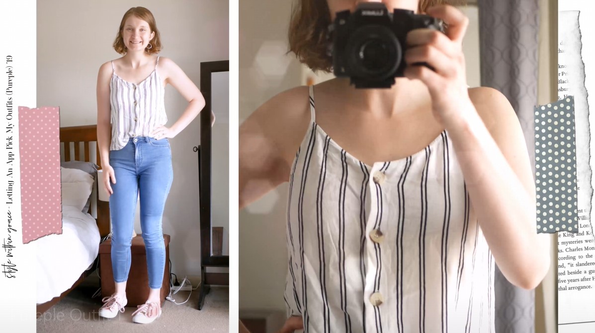 Letting An App Pick My Outfits (Pureple) Day 1
