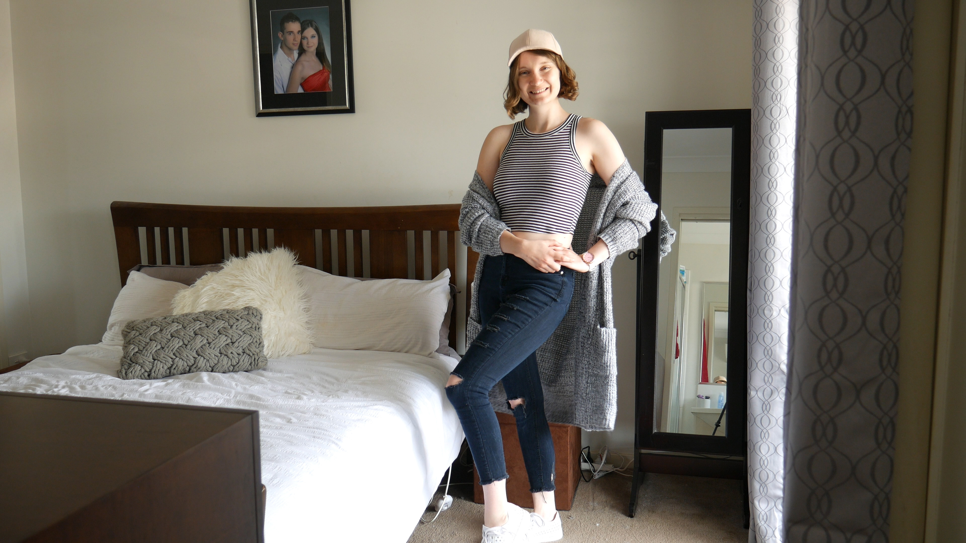 Grey Cardigan Outfit