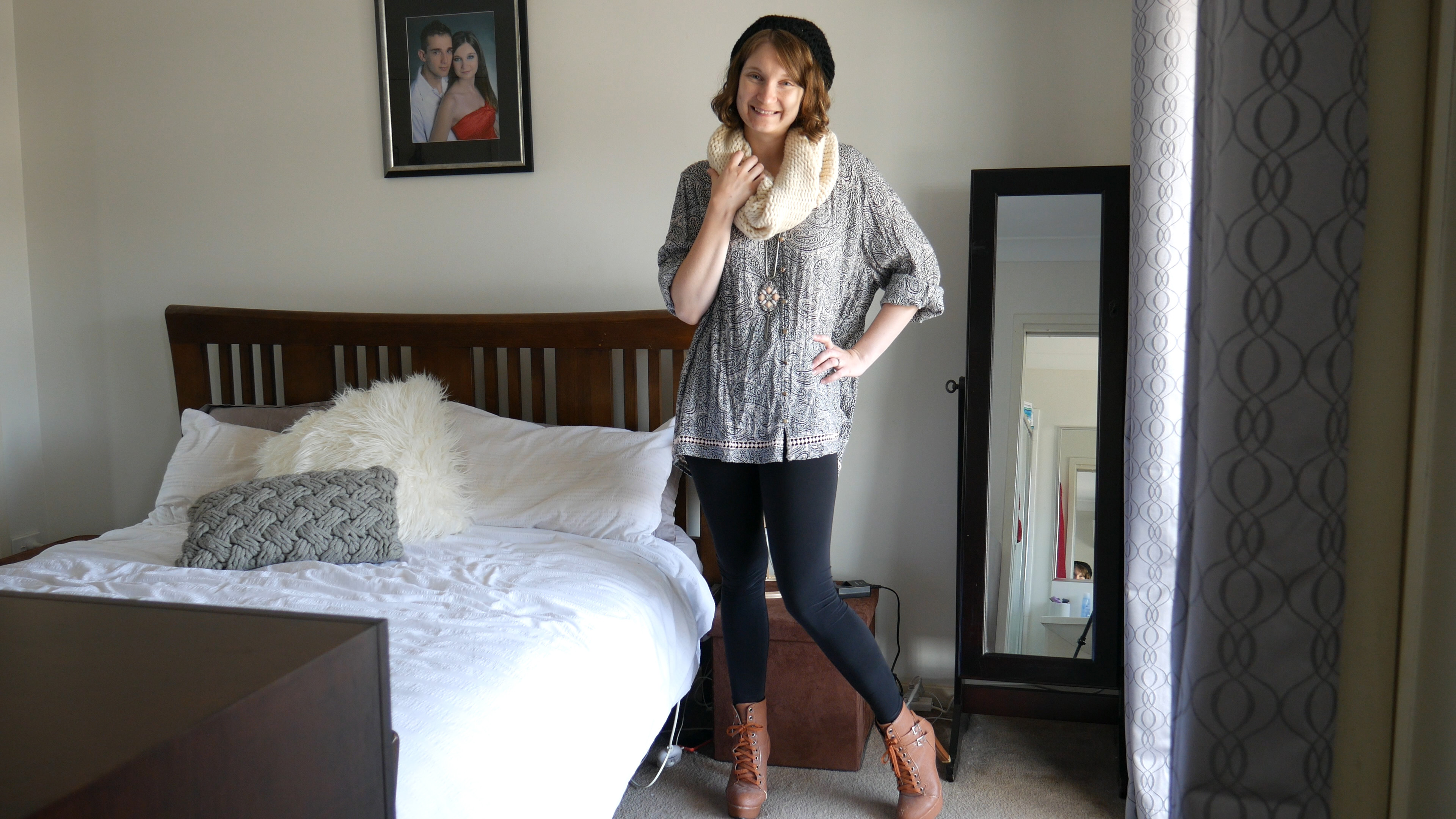 Paisley Tunic Top Outfit