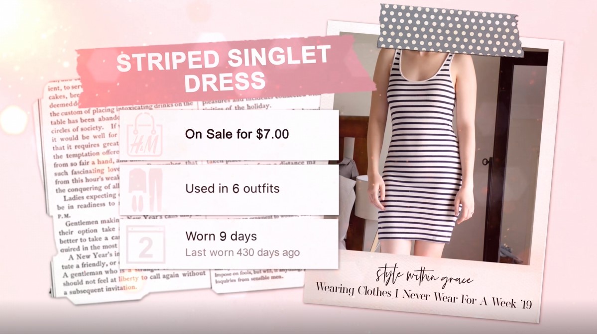 Striped Singlet Dress
