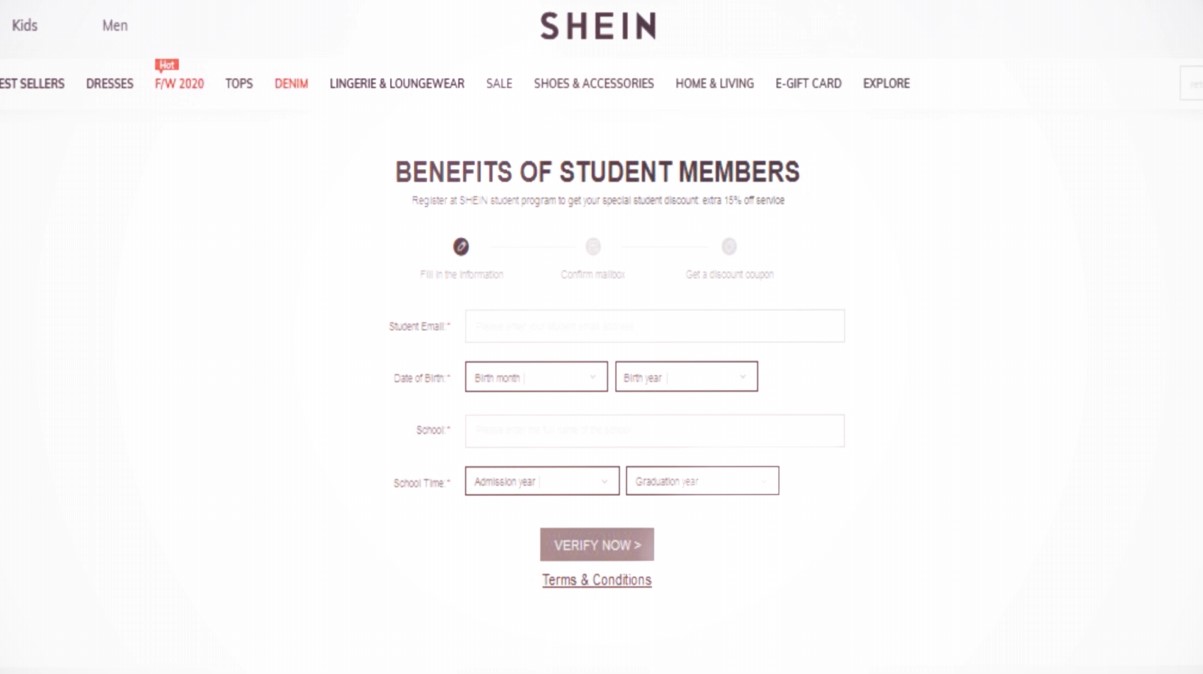 Student Discount