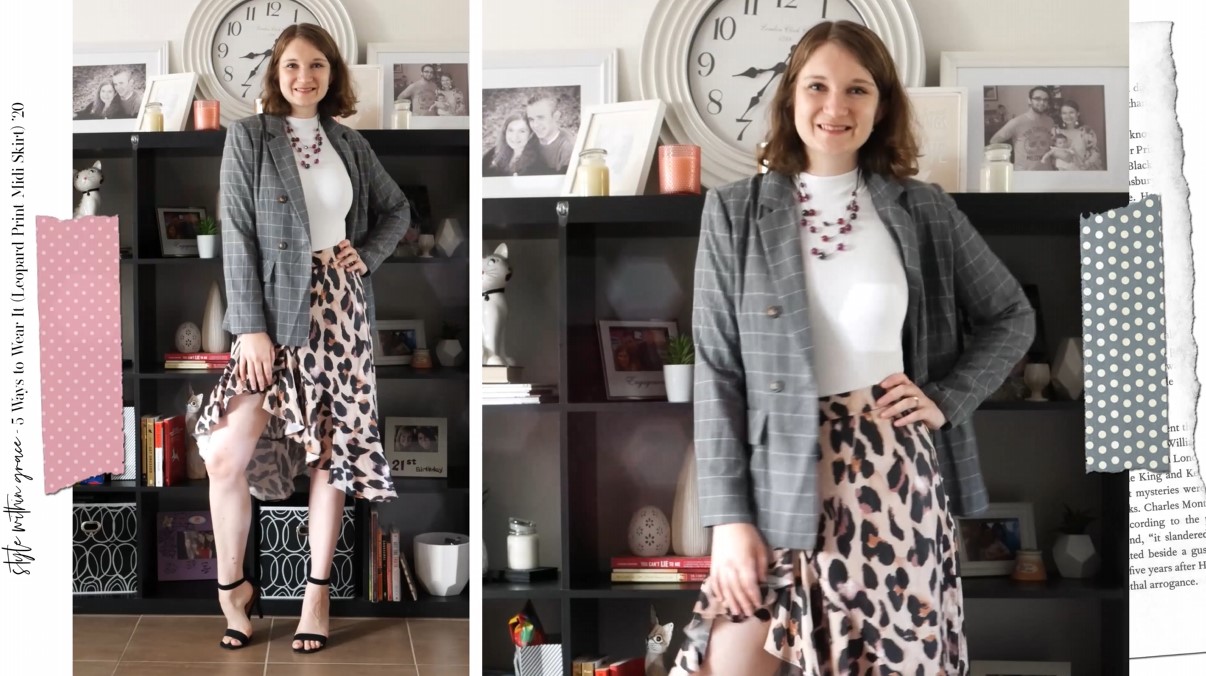 5 Ways to Wear It (Leopard Print Midi Skirt) - Style Within Grace