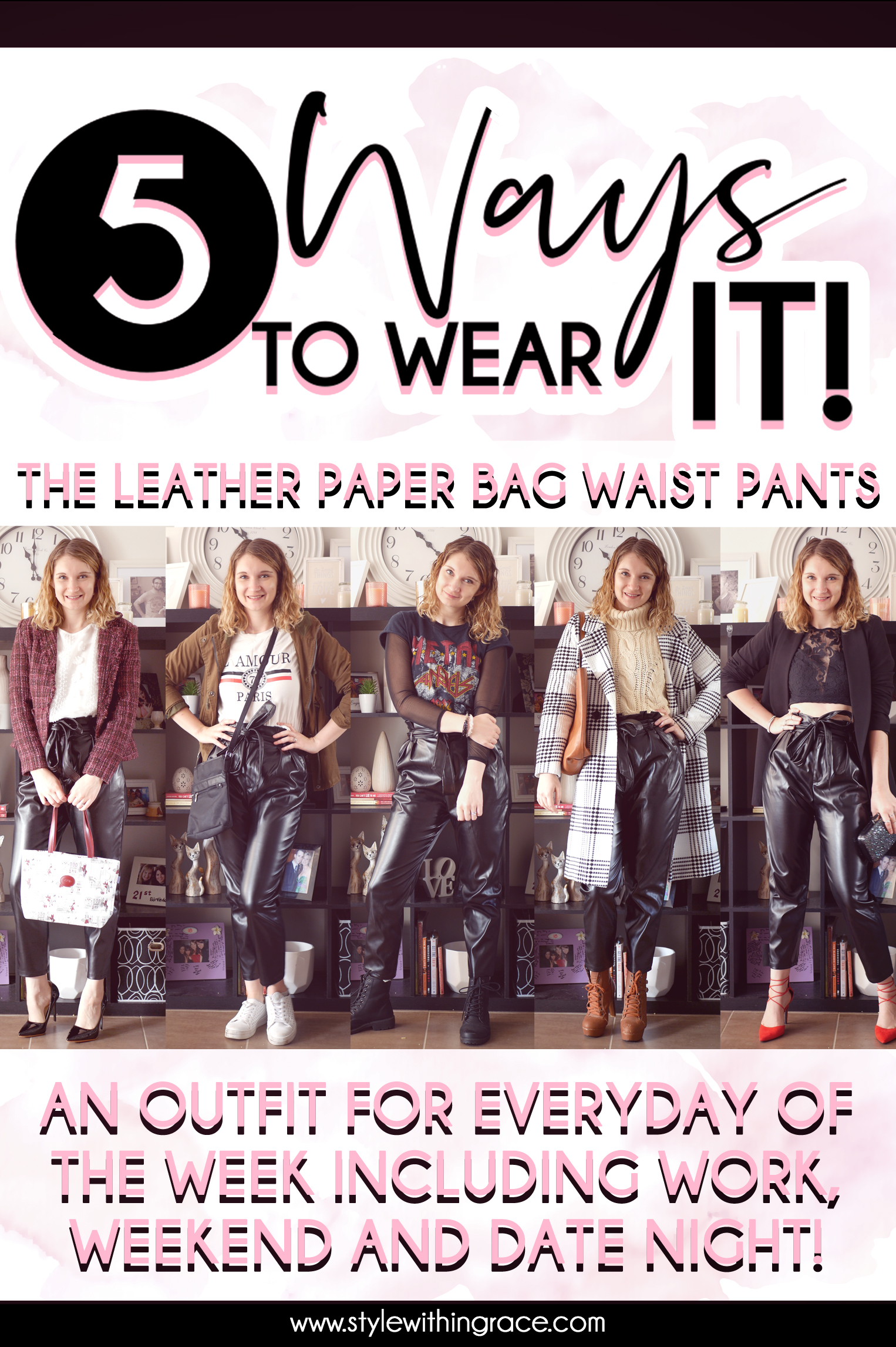 How to Style Paperbag Pants  Styling 1 Pant in 7 Ways 