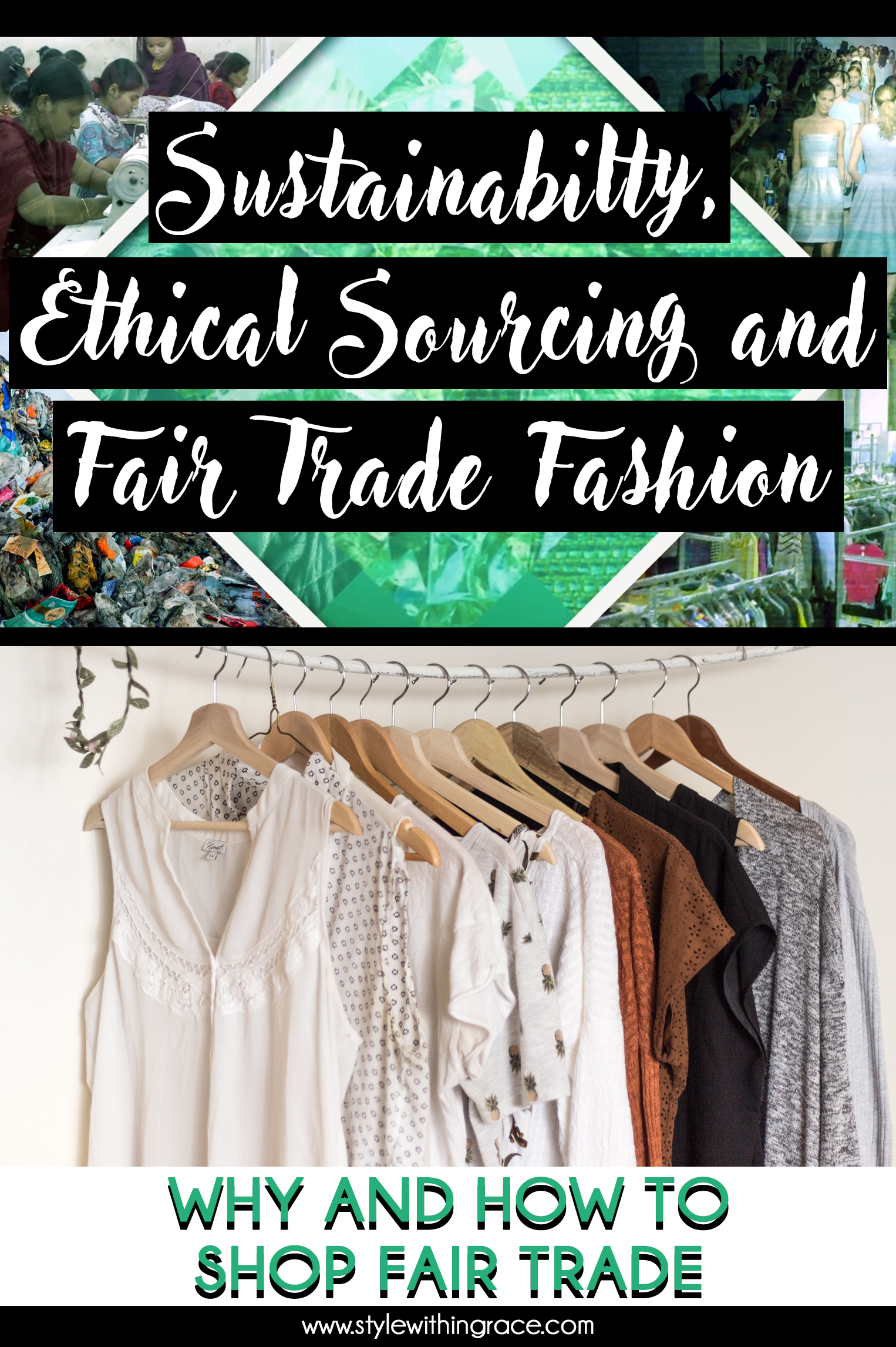 Sustainable and Ethical Fashion: Why and How to Shop Fair Trade Pinterest Image