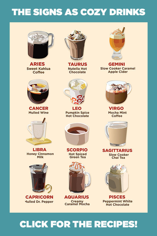 The Signs as Cozy Drinks