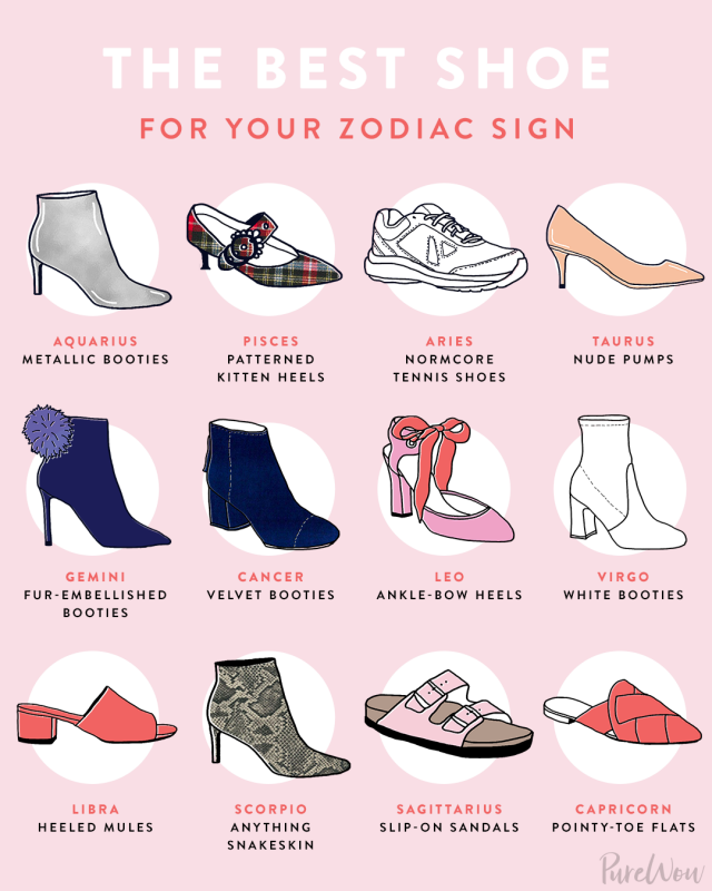 The Best Shoe for your Zodiac Sign