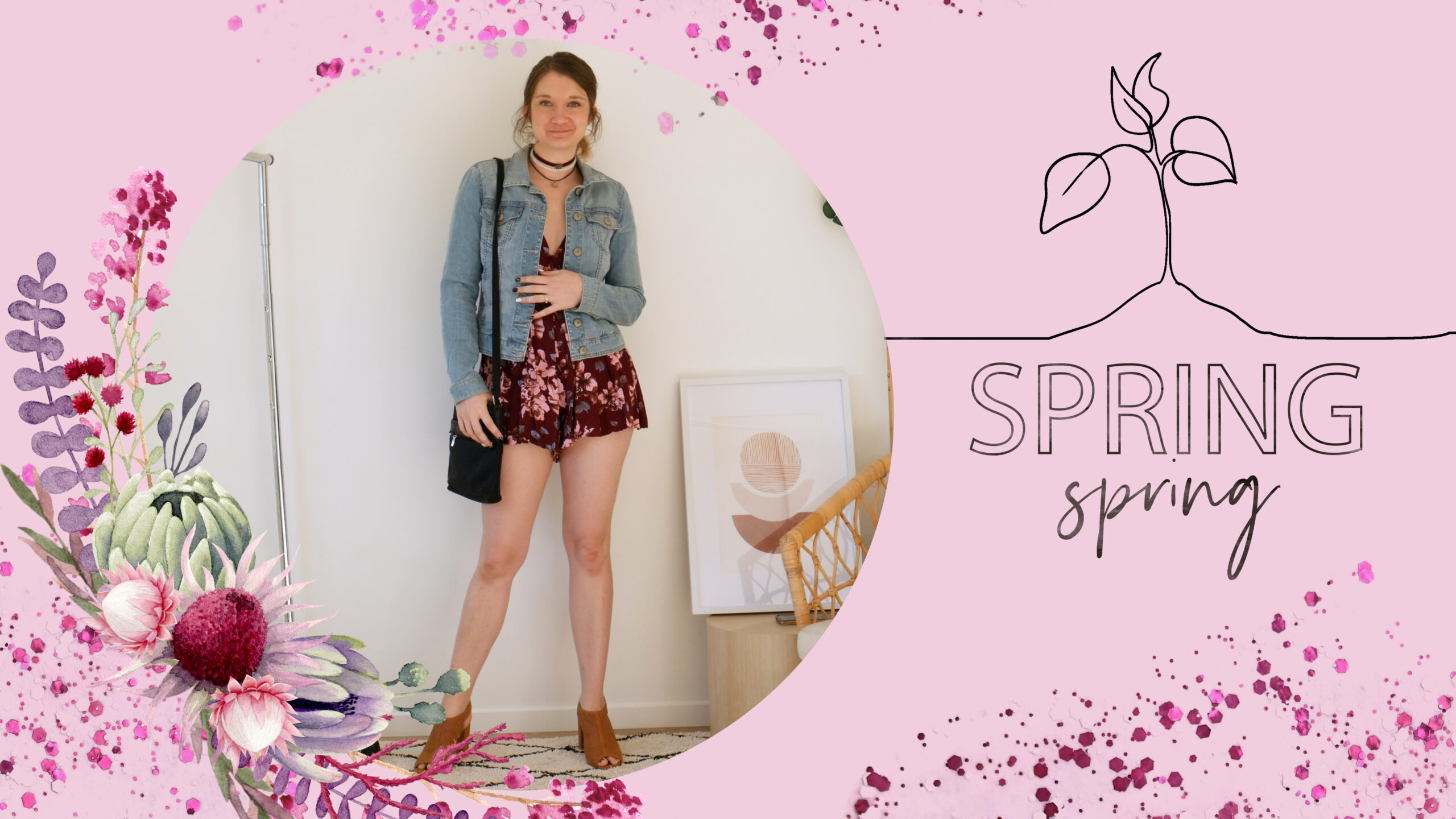 Spring Outfit (Floral Playsuit)