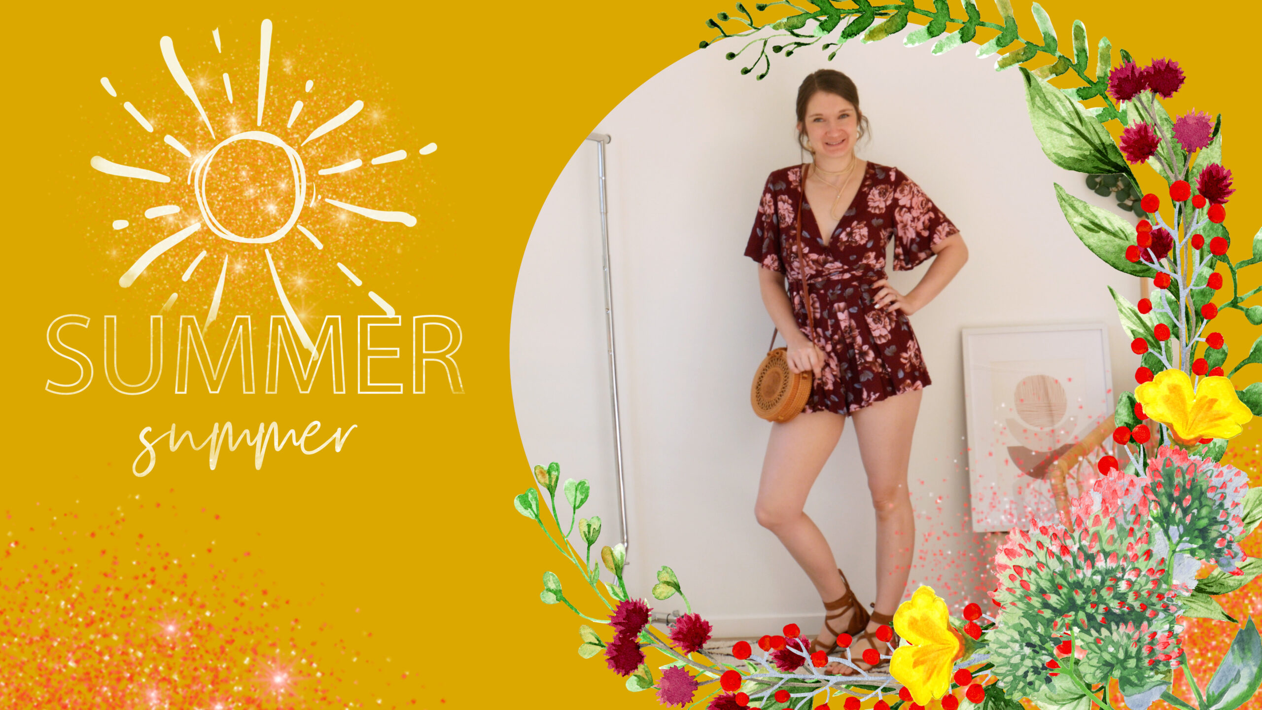 Summer Outfit (Floral Playsuit)