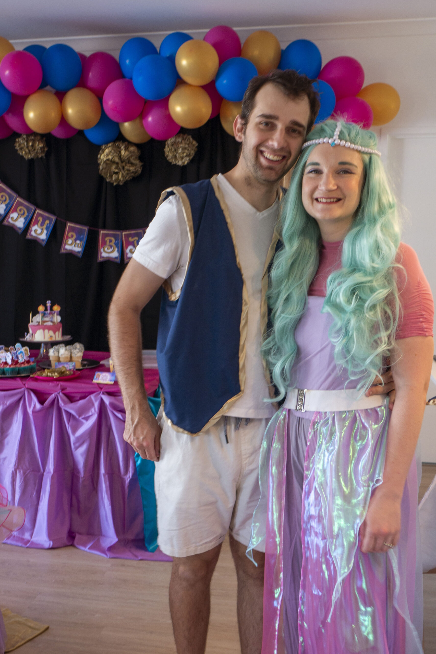 Princess Samira and Male Genie Costume