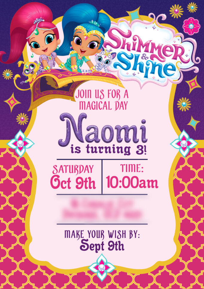 Shimmer and Shine Birthday Party - Style Within Grace