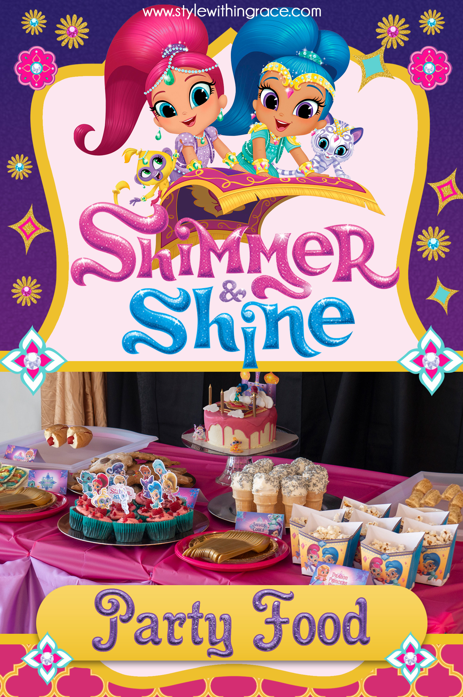 Shimmer and Shine Birthday Party Food Pinterest