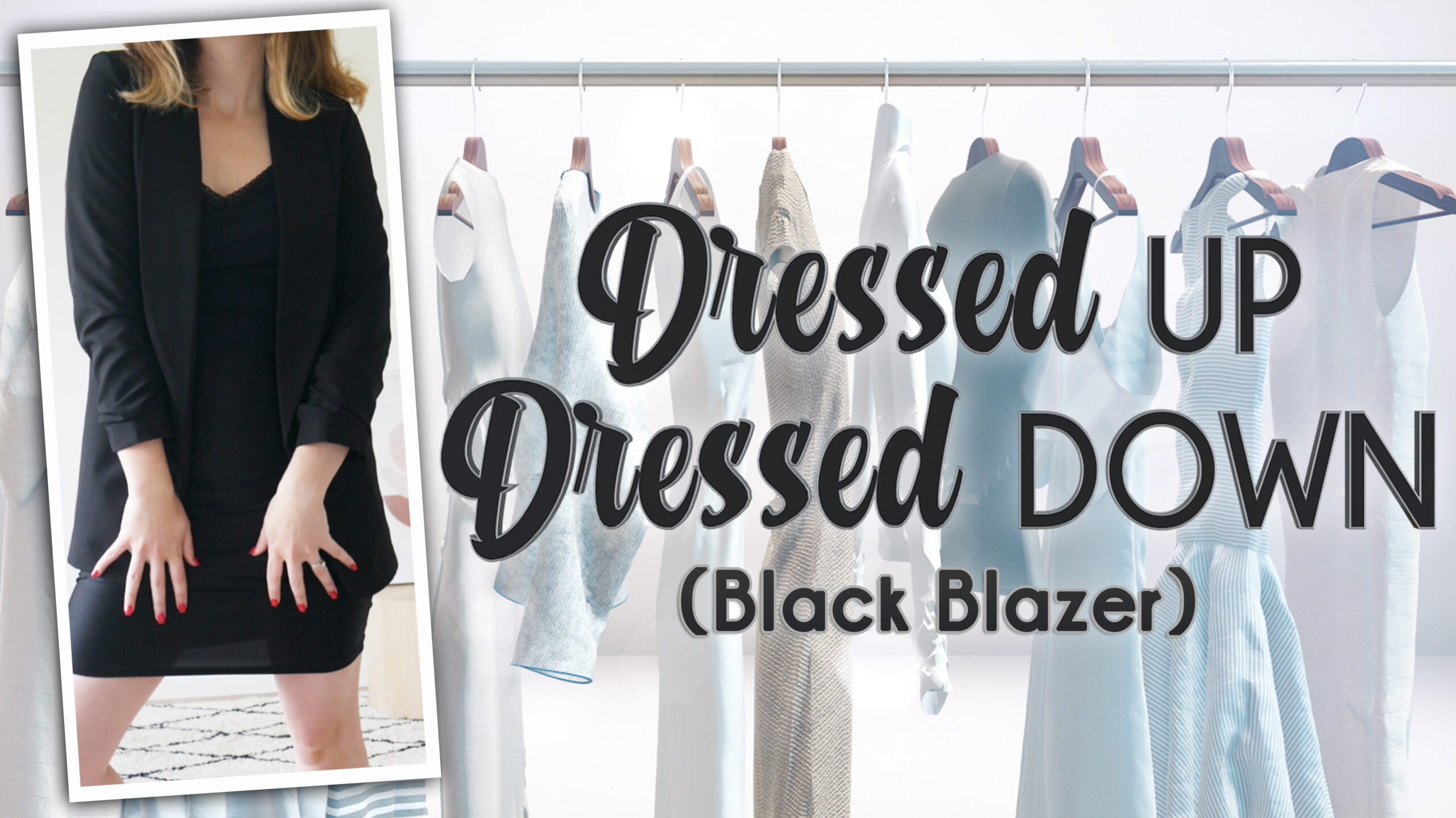 Dressed Up Dressed Down (Black Blazer) - Style Within Grace