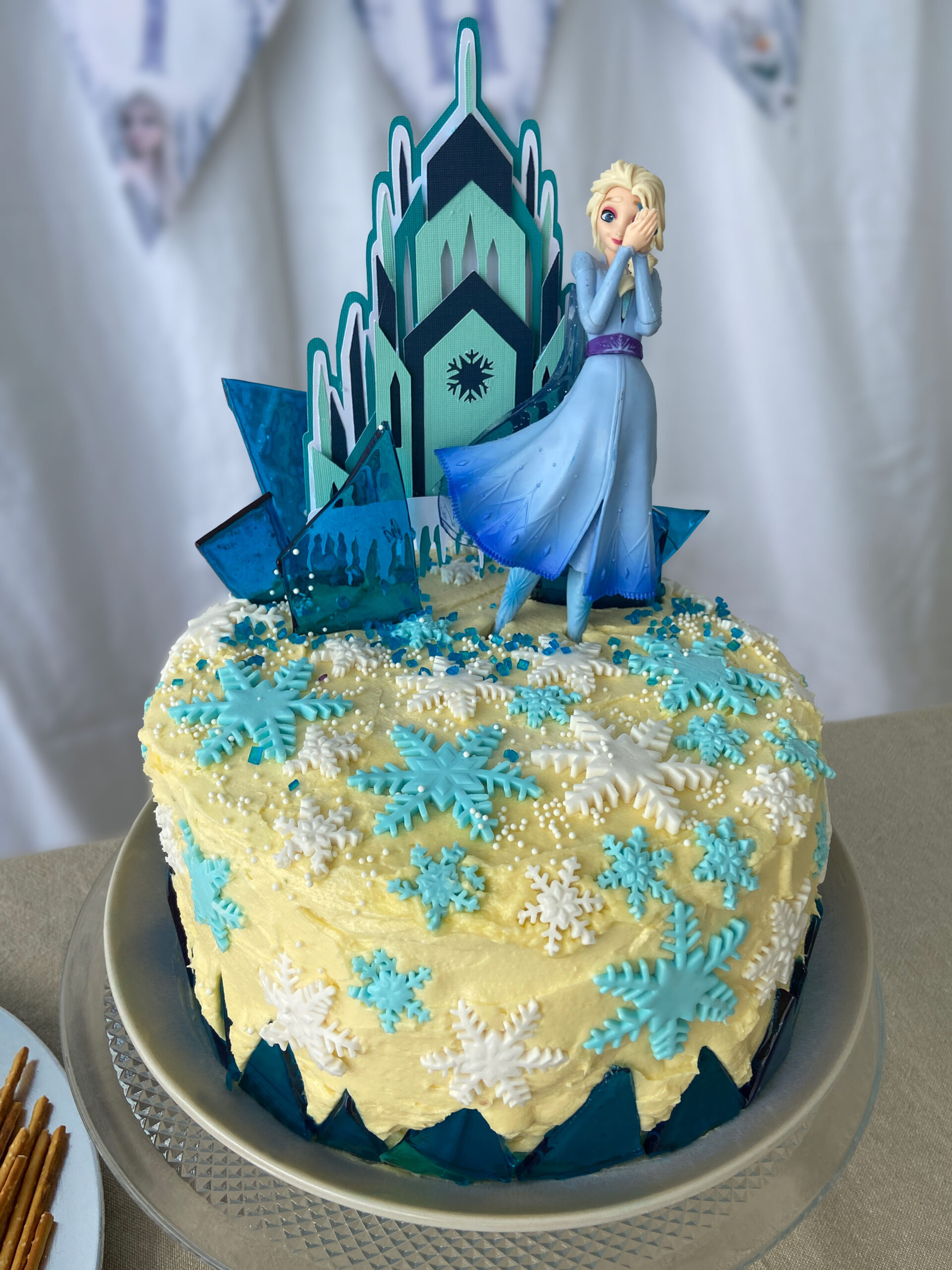 Frozen Birthday Party Cake