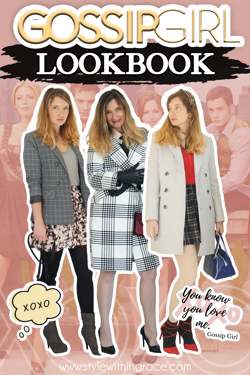 Gossip Girl Lookbook Pinterest Image