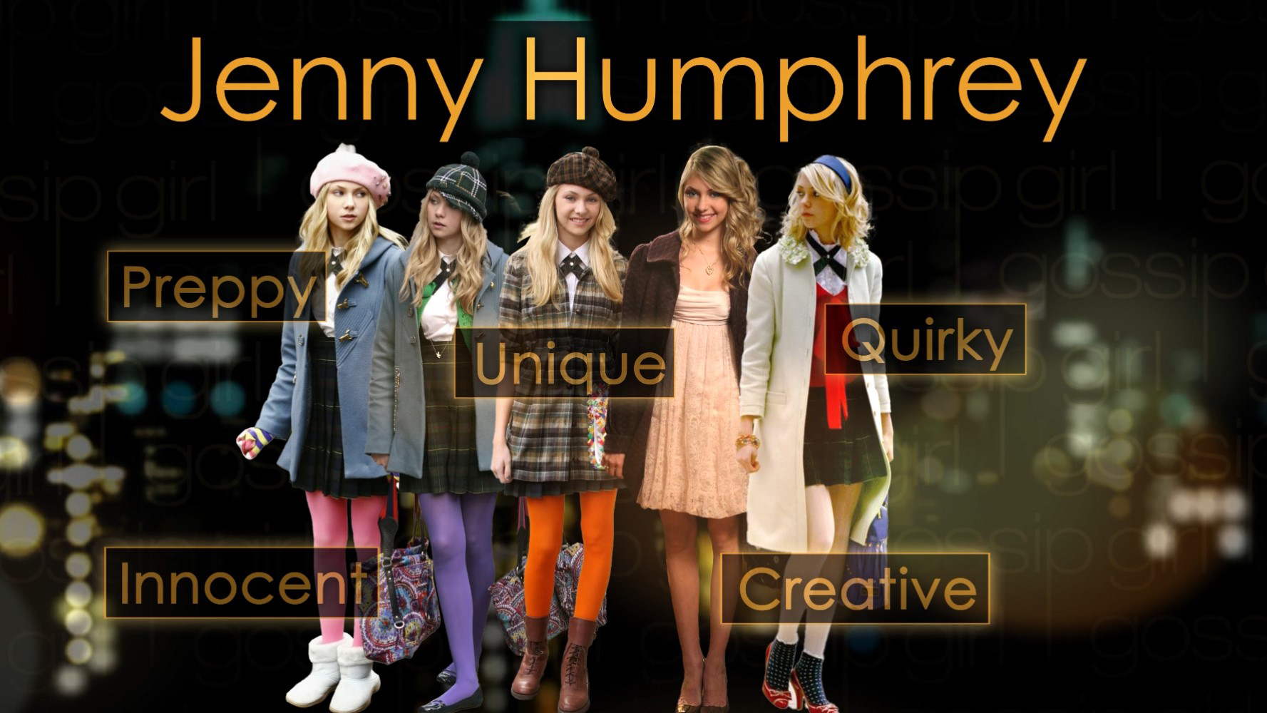 Jenny Humphrey Style Overview