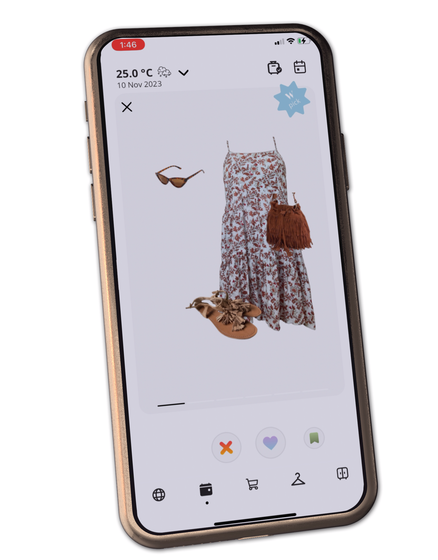 My Planner phone Discover New Outfits W-Pick
