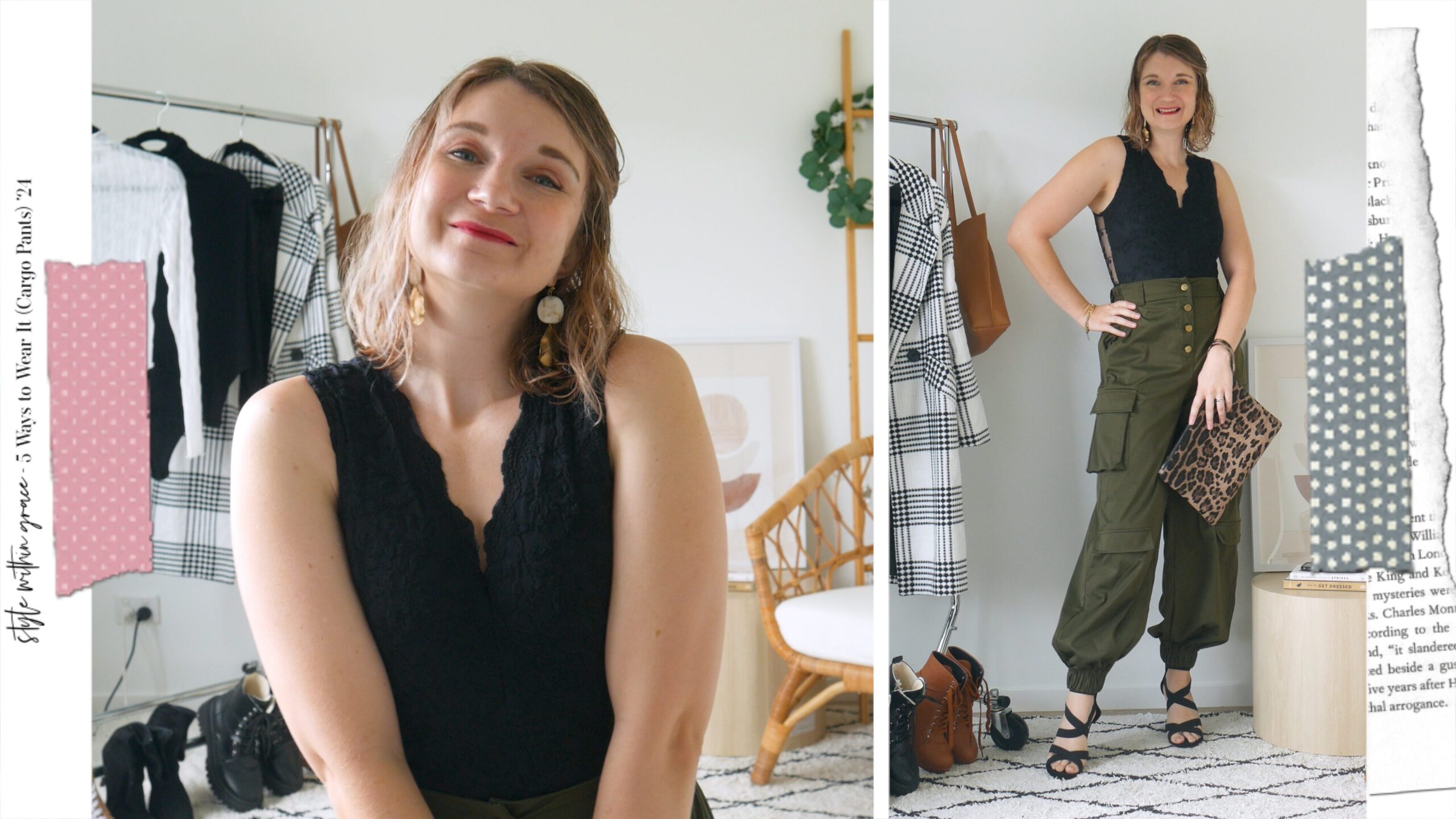 Cargo Pants Dressy Date Night Outfit