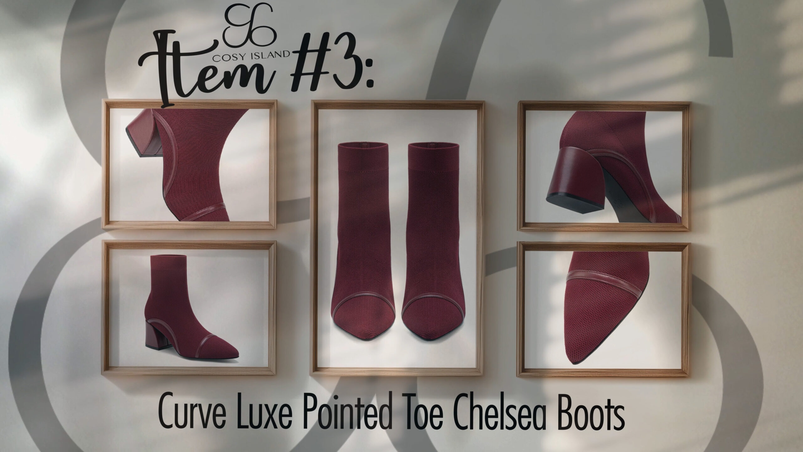 Curve Luxe Pointed Toe Chelsea Boots