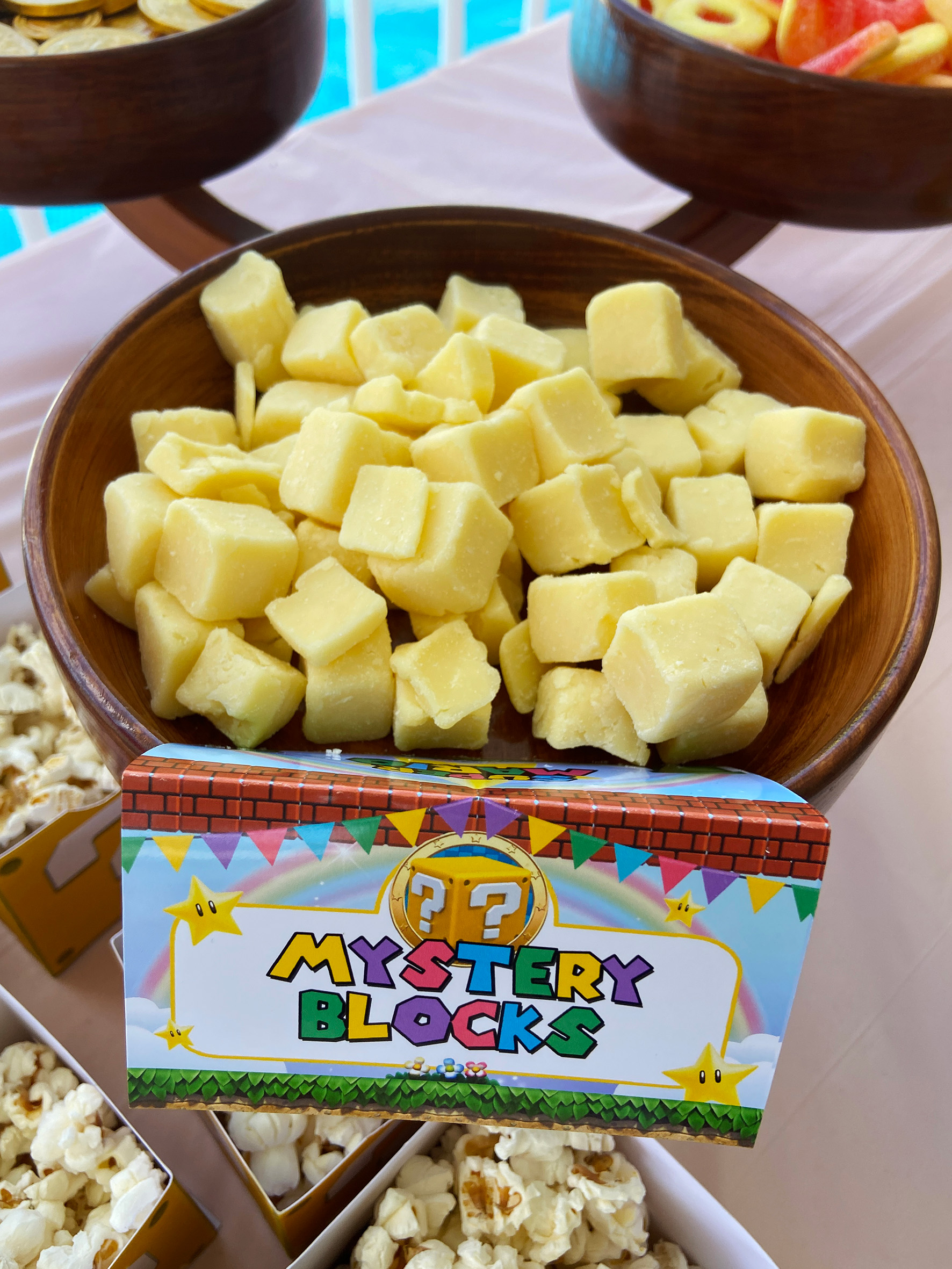 Mystery Blocks Cheese Squares