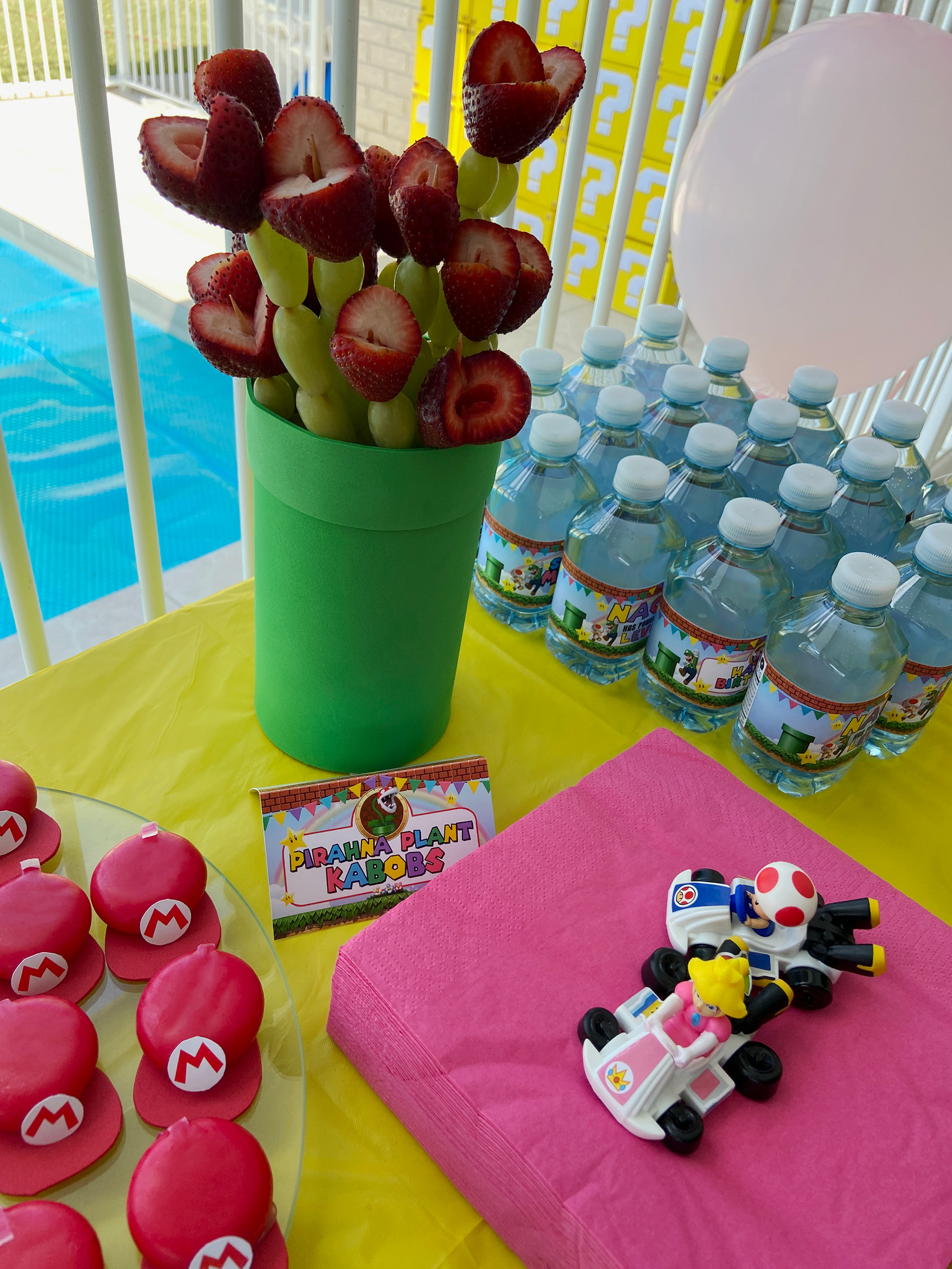 Piranha Plant Fruit Kabobs