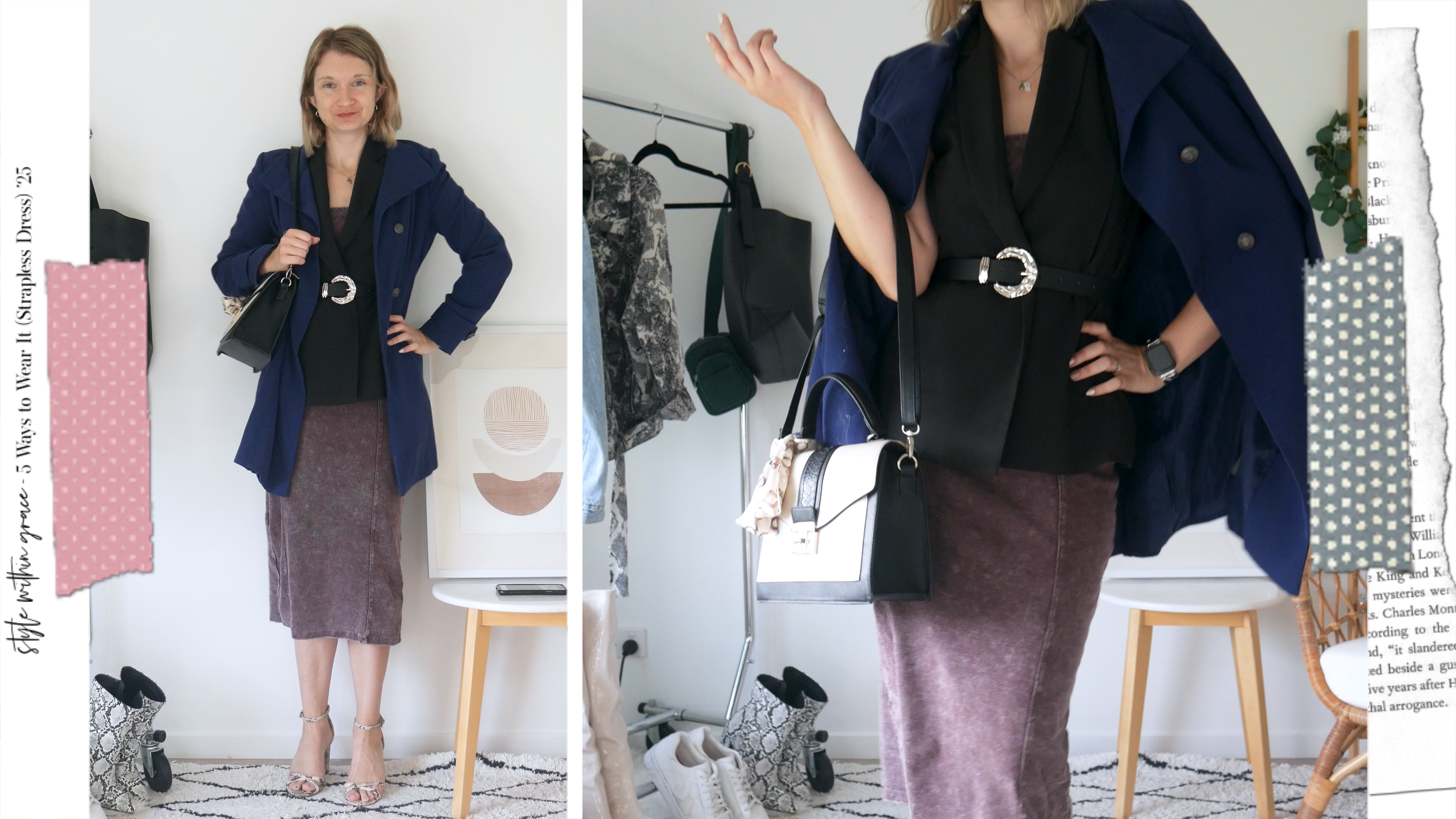 Strapless Dress Office Outfit