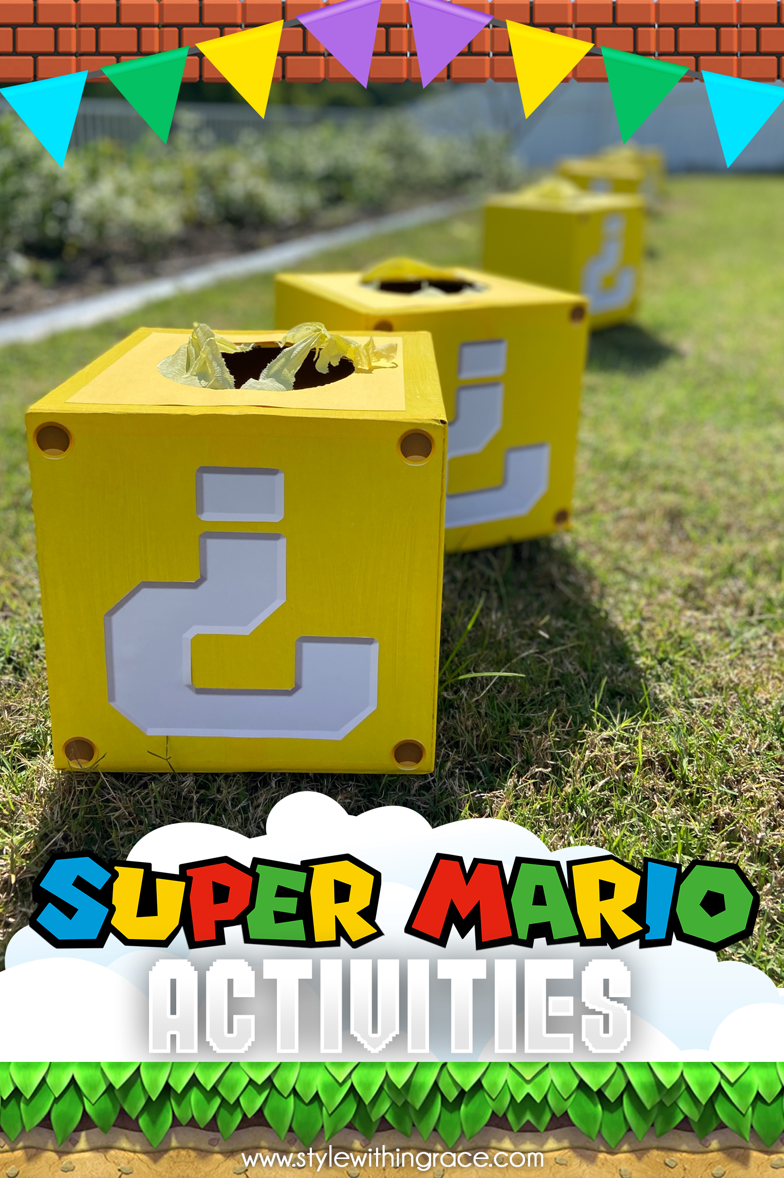 Super Mario Birthday Party Activities Pinterest 02