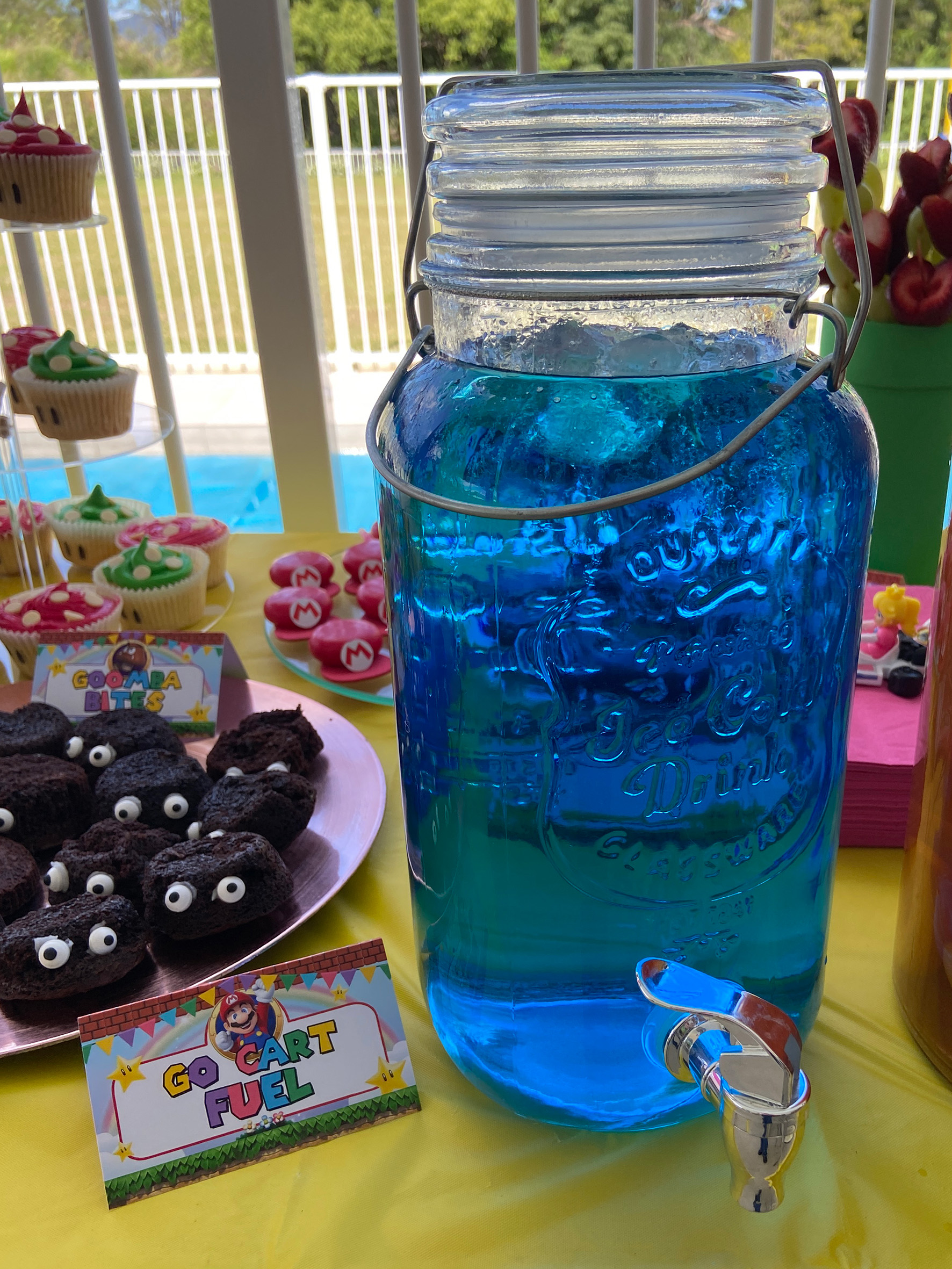 Super Mario Go Kart Fuel Drink
