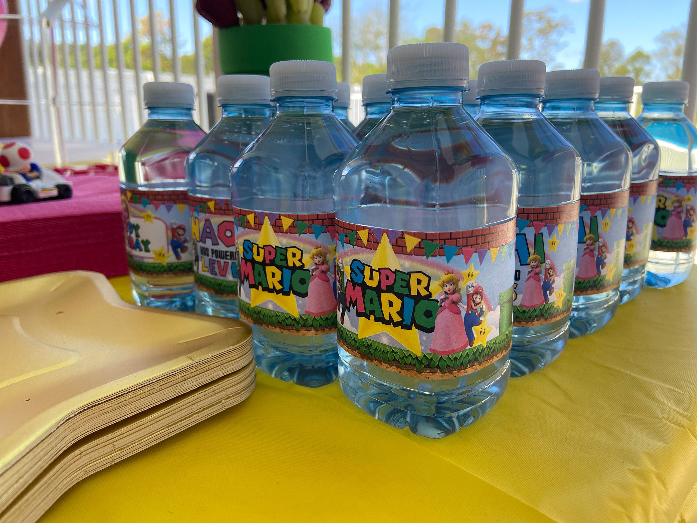 Super Mario Mini Water Bottles