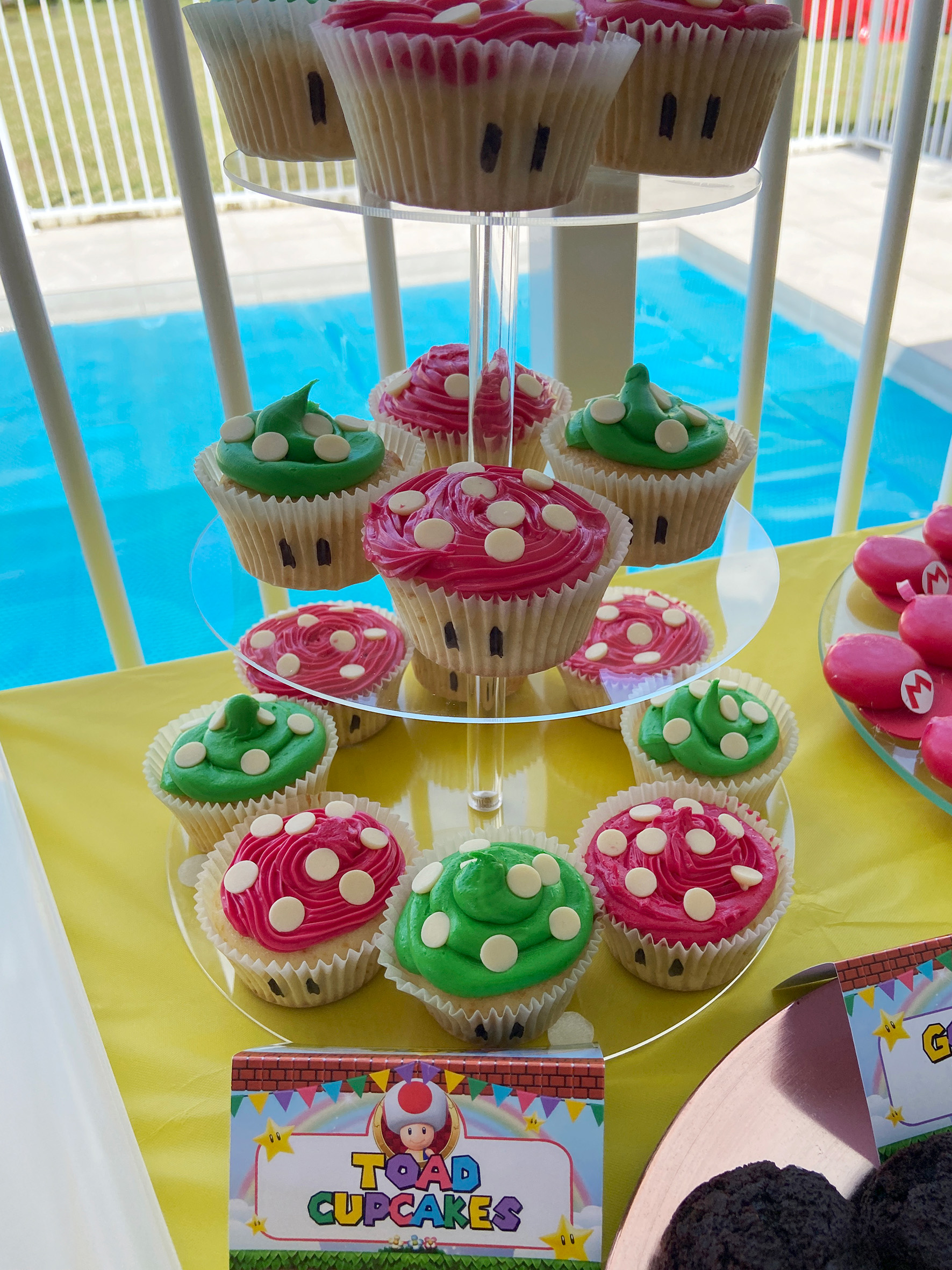 Toad Cupcakes
