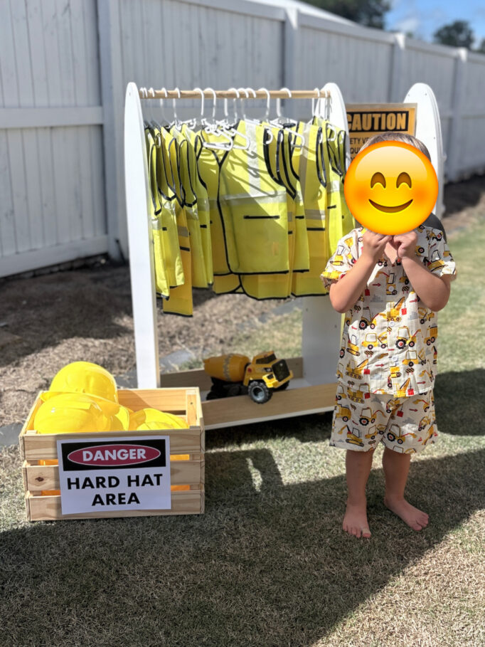 The Ultimate Construction Truck Birthday Party for Kids Construction Birthday Party Truck Outfit