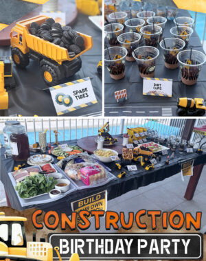 Construction Truck Birthday Party Food Pinterest 02